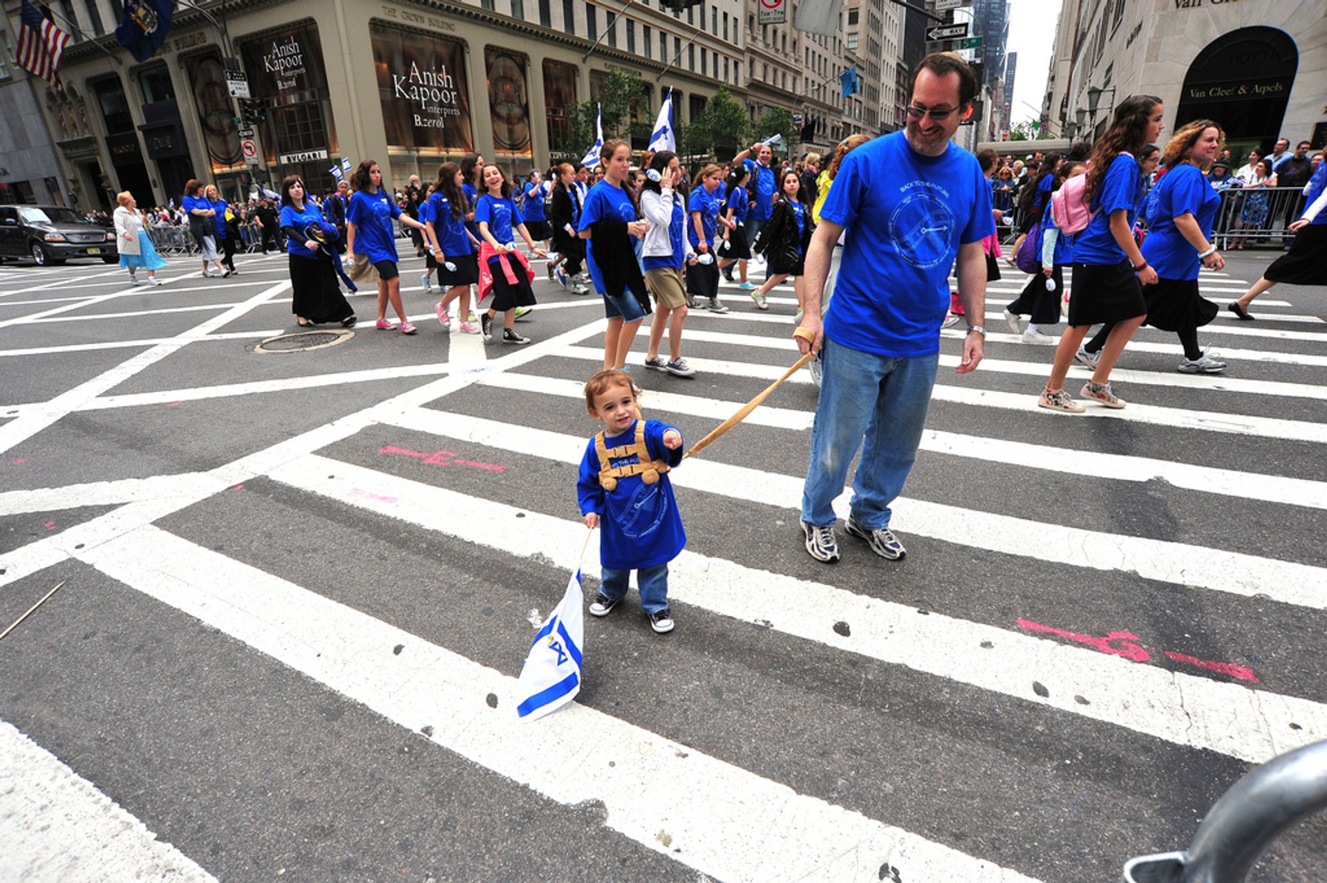 Celebrar o Desfile de Israel