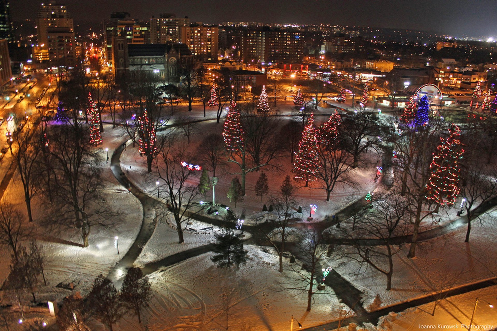 Weihnachtslichter in London, Ontario