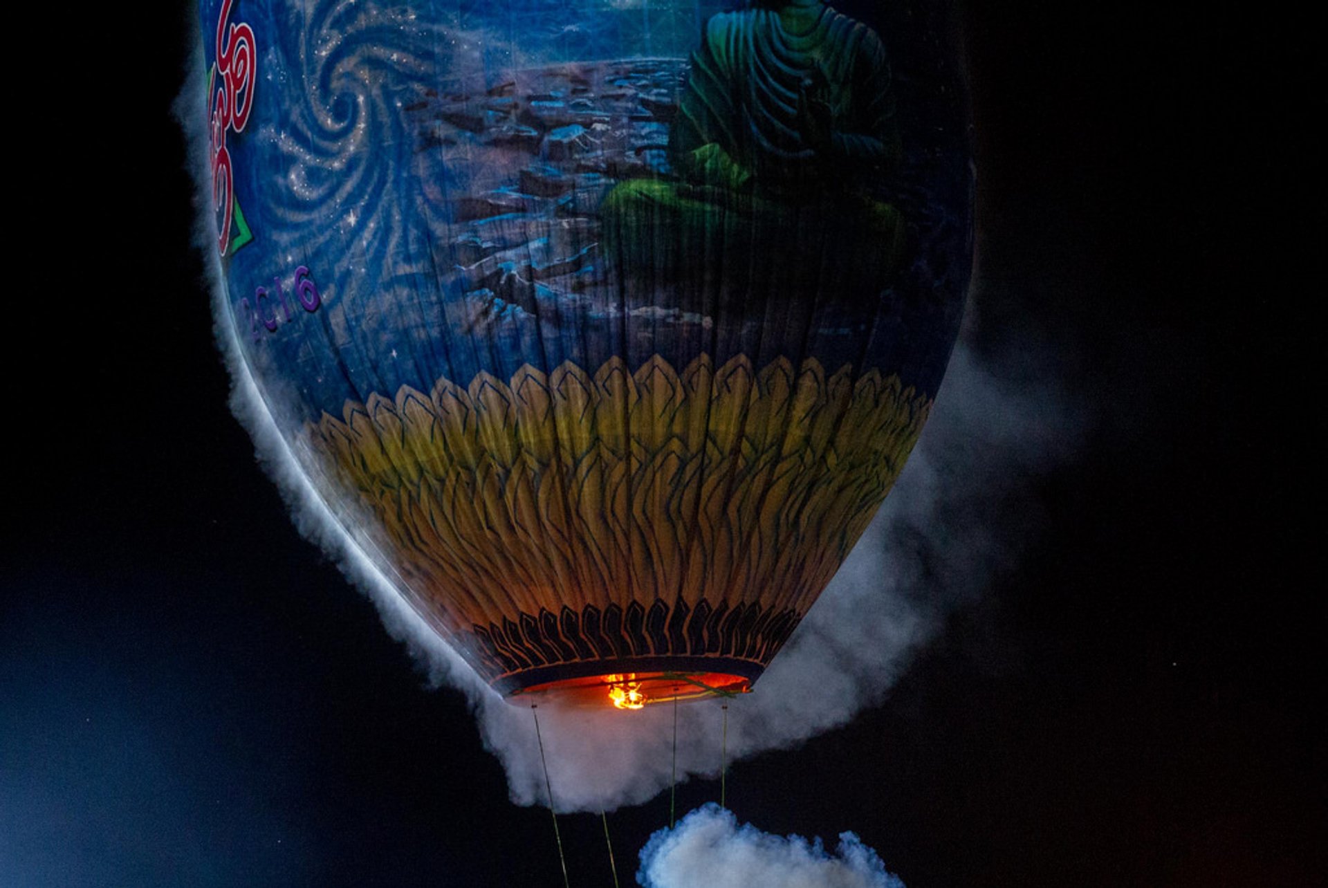 Festival de balão em Taunggyi