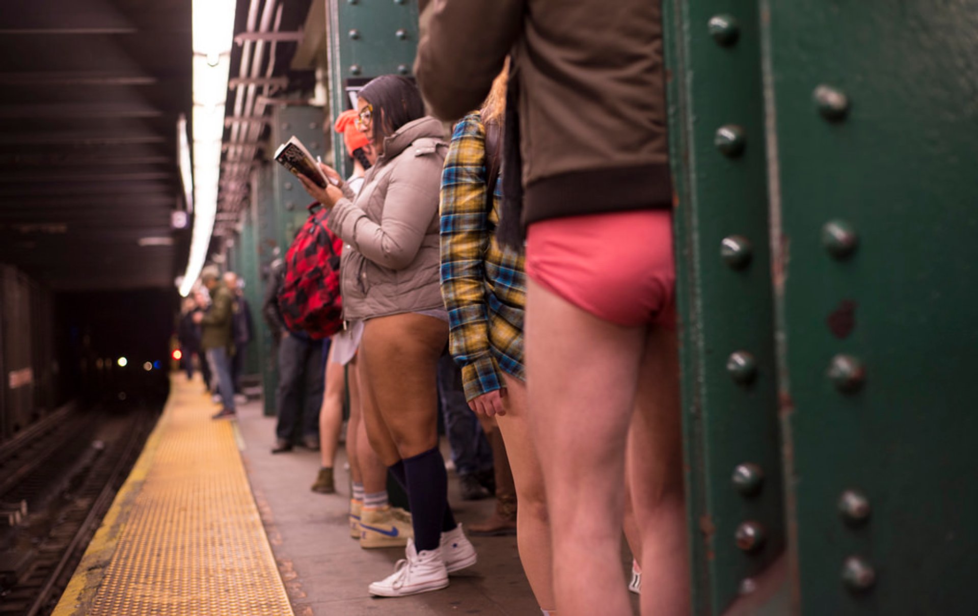 No Pants Subway Ride