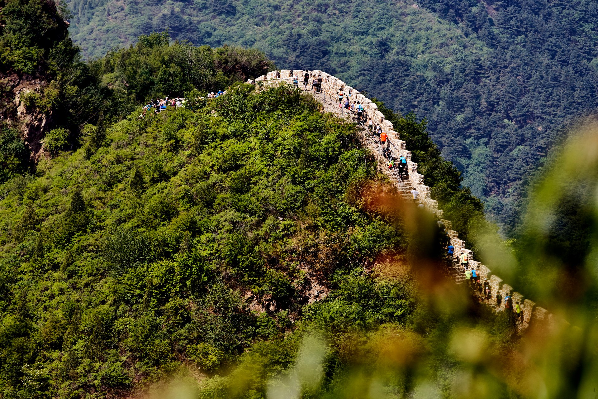 Marathon einer Chinesischen Mauer