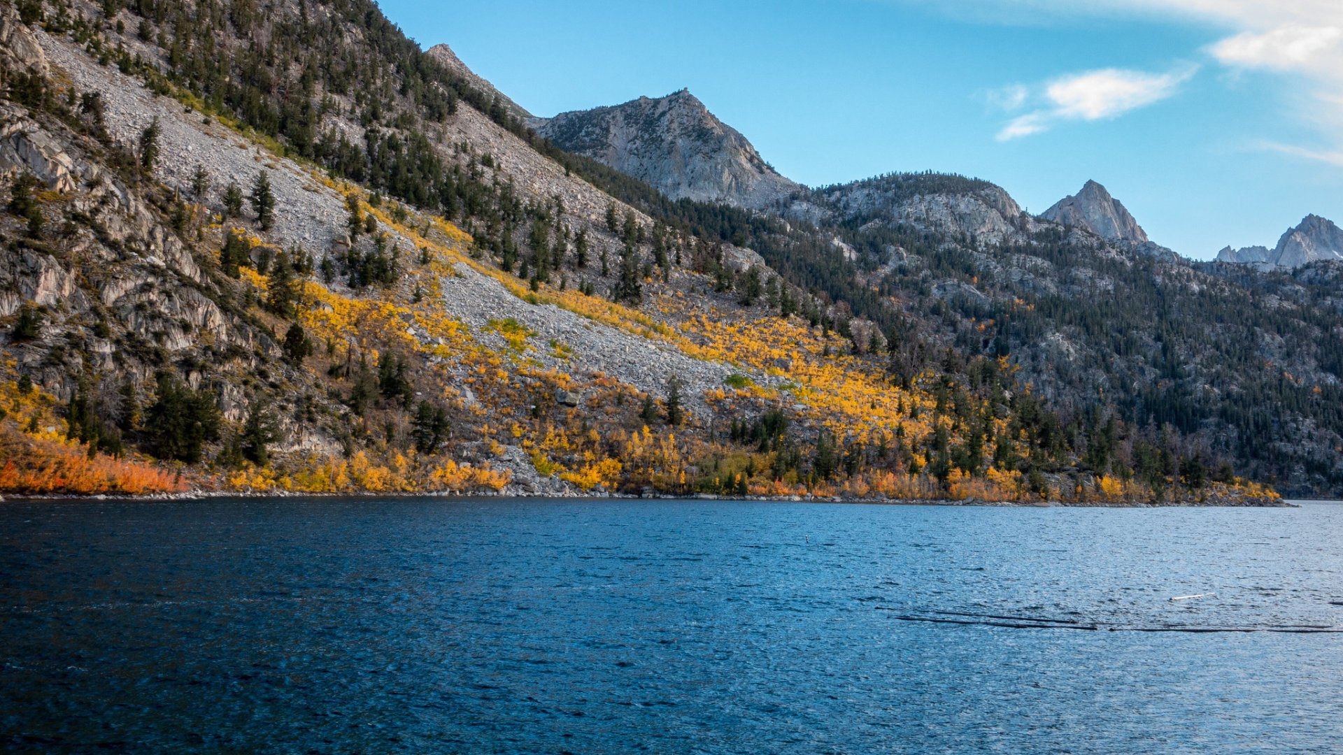 Couleurs d'automne du lac Sabrina