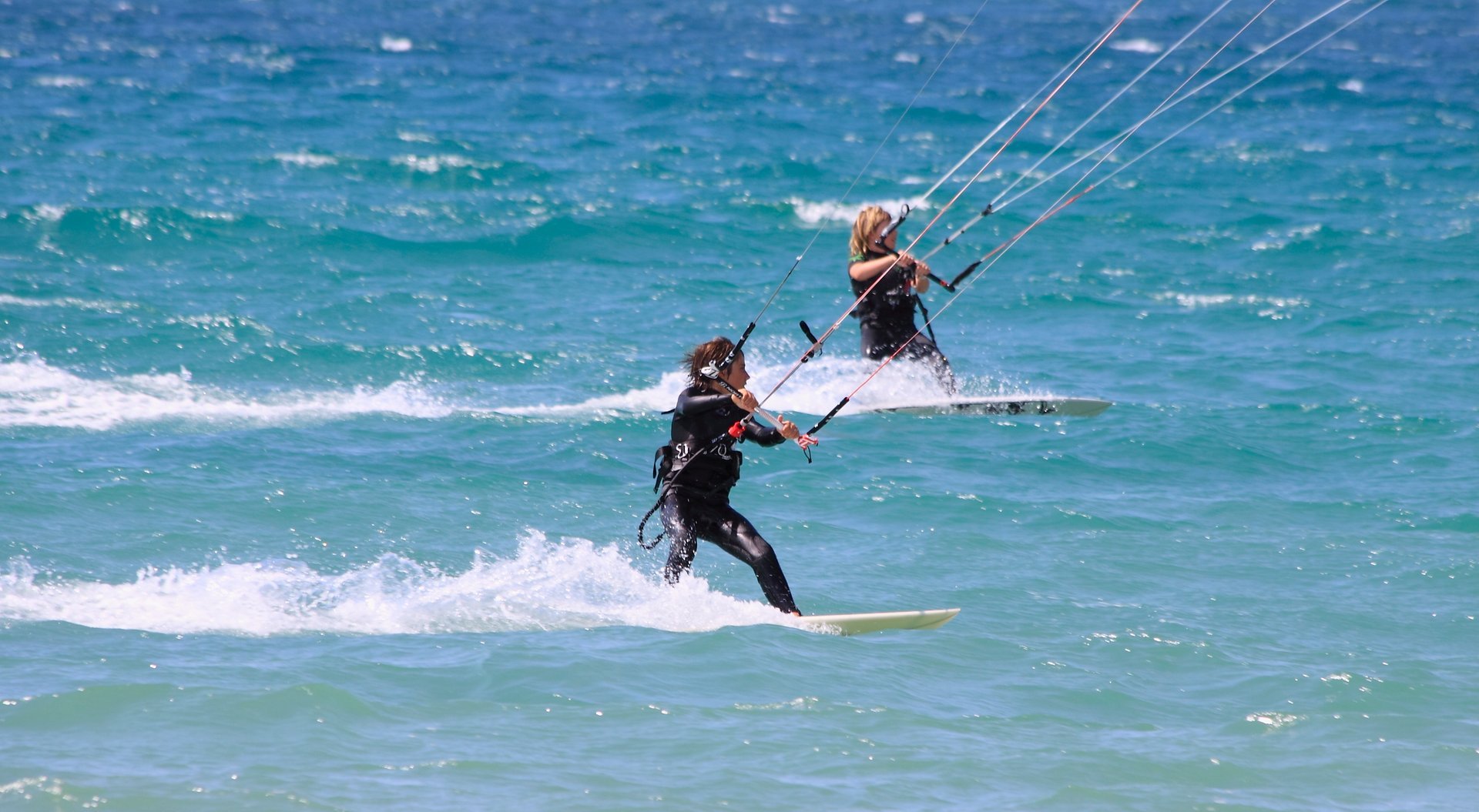 Kitesurf et planche à voile