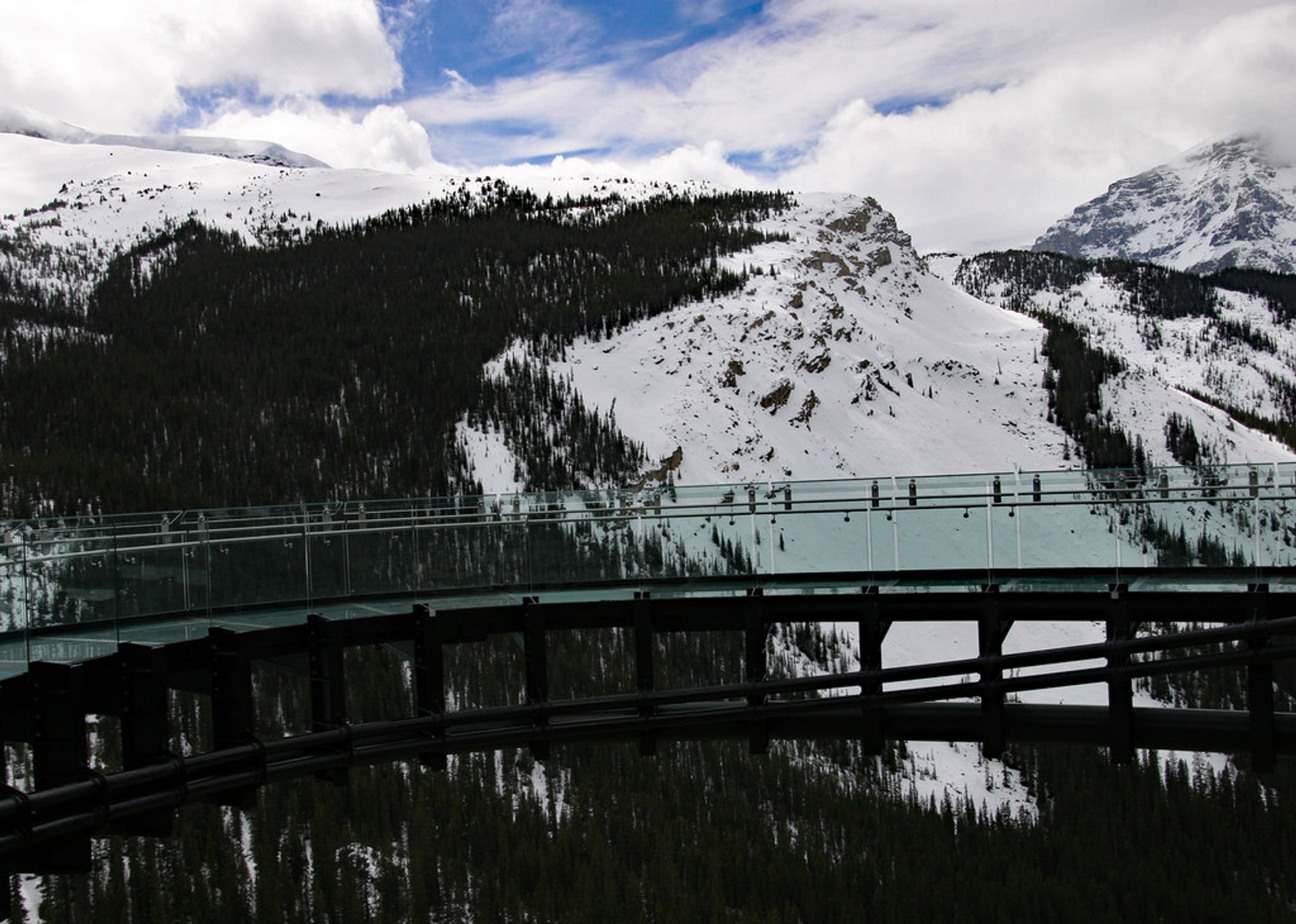 Paseo por el cielo del glaciar