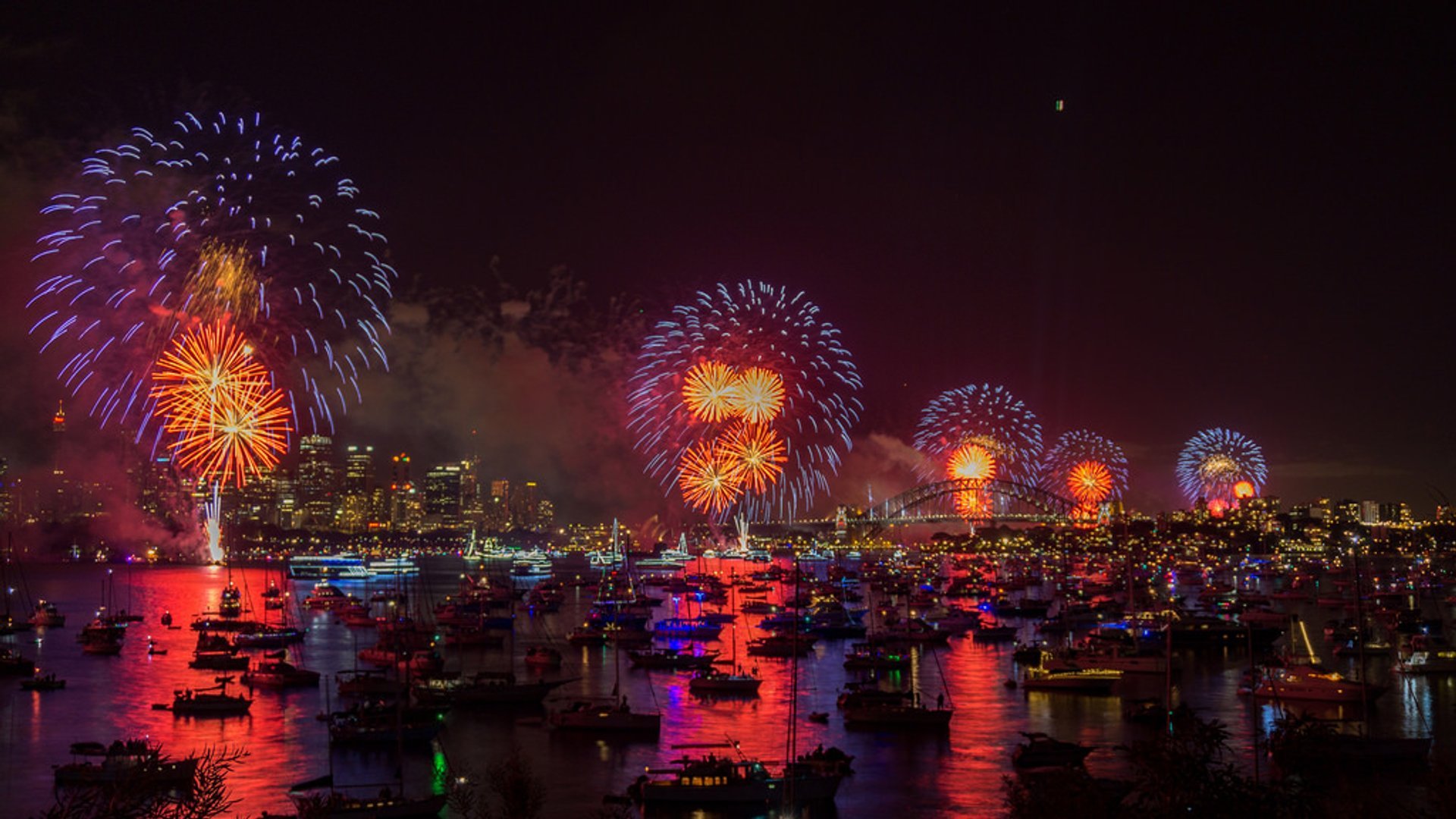 sydney fireworks year eve years