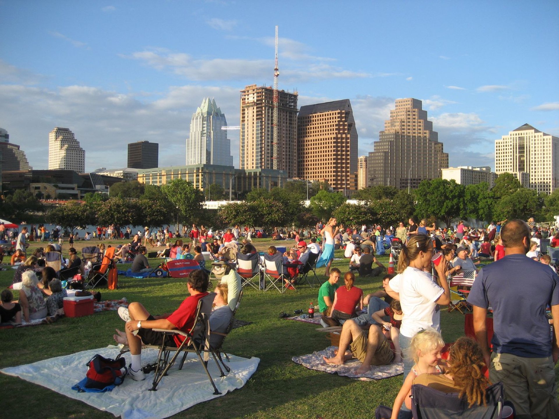 Austin 4. Juli Veranstaltungen und Feuerwerk