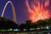 Fuochi d'artificio, parata e concerto del 4 luglio a Saint Louis