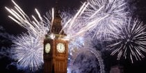 Fogos de artifício e Tradições de Ano Novo de Londres 