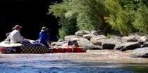Rafting am Fluss Truckee
