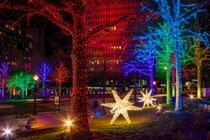 Luzes de Natal em Atlanta