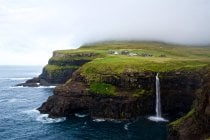Wasserfall von Múlafossur
