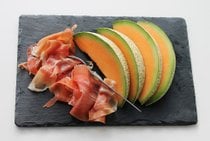 Spanish Ham (Jamón) with Melon