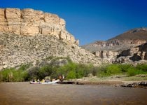 Das Rafting des Rio Grande