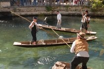 Pesca tradicional con los barcos Nego-Chin