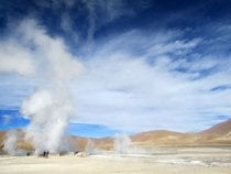 Fontes termais do deserto de Atacama