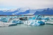 Die Lagune des Jökulsárlón-Gletschers