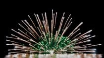 Feuerwerk auf dem Toyako-See