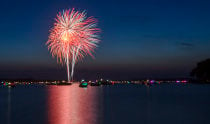 Lake Minnetonka 4th of July a Excelsior