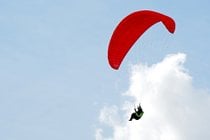Skydiving und Paragliding