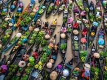 Mercados flutuantes de Banjarmasin