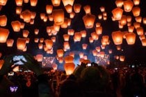 Festival des lanternes du ciel de Pingxi