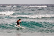 Surfing in Barbados