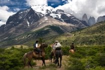 Montar a cavalo nos Andes