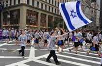Celebrar o Desfile de Israel