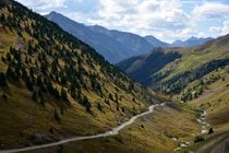 Strada panoramica alpina