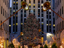New York Christbaum Schmuck Anhänger Weihnachten Christmas Manhattan 