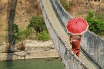 Ponte di sospensioni Punakha