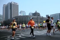 Internationaler Marathon in Seoul