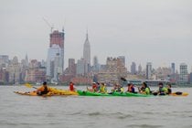 Kayak sur l'Hudson