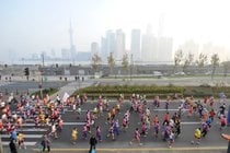 Weltmarathon in Shanghai