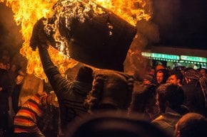 The Tar Barrels of Ottery St Mary