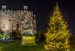 Natal no Powis Castle