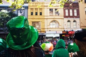 St. Patricks Tag Parade und Festival