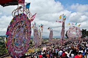 Festival de Barriletes Gigantes or Day of the Dead Kite Festival