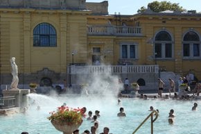 Széchenyi Thermal Bath—Winter Warm-up