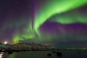 Polarlichter oder Aurora Borealis