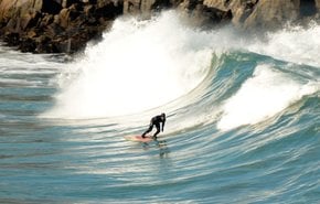 Surfen und Windsurfen