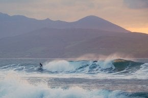 El surf en la ola perfecta