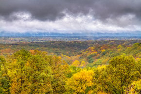 Colores de otoño de Indiana