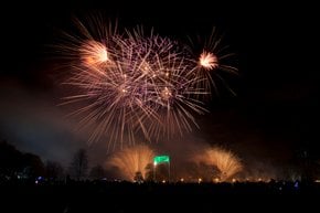 Tower Hamlets Fireworks at Victoria Park
