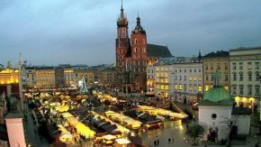 Mercado de Navidad de Cracovia