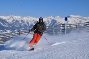 Französische Alpen Skisaison