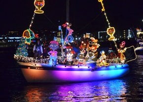 San Diego Bay Parade of Lights y otras luces de vacaciones