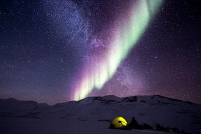 Nordlichter oder Aurora Borealis