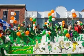 Die Parade zum St. Patrick's Day