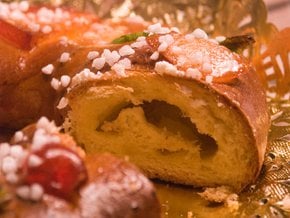 Roscón de Reyes or Kings Cake